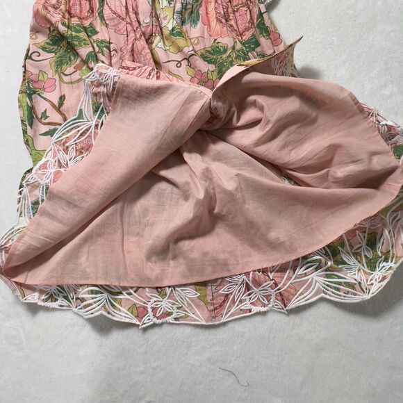 Soft Surroundings Bellicia Embroidered Midi Dress Womens Sz PM 3/4 Sleeves - Picture 9 of 12